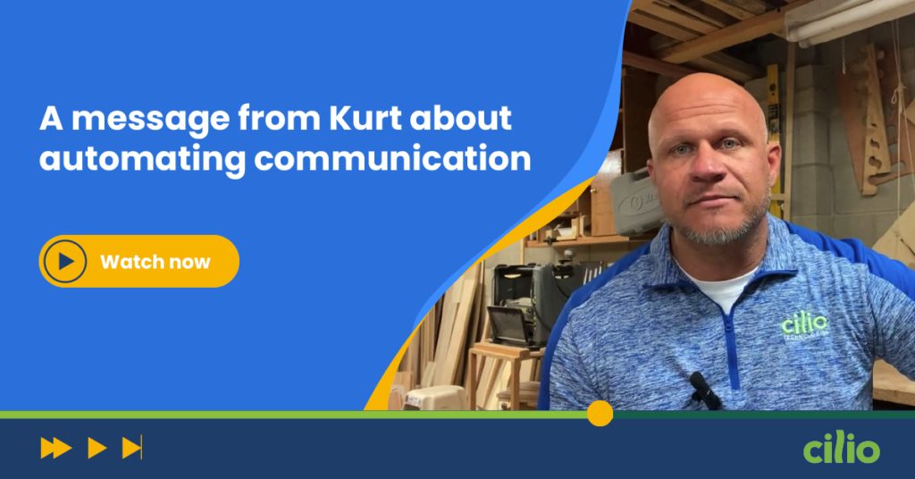 A message from Kurt about automating communication