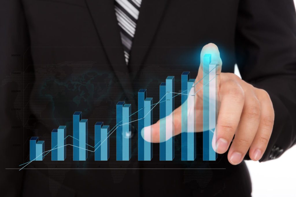 businessman-touching-tip-bar-chart