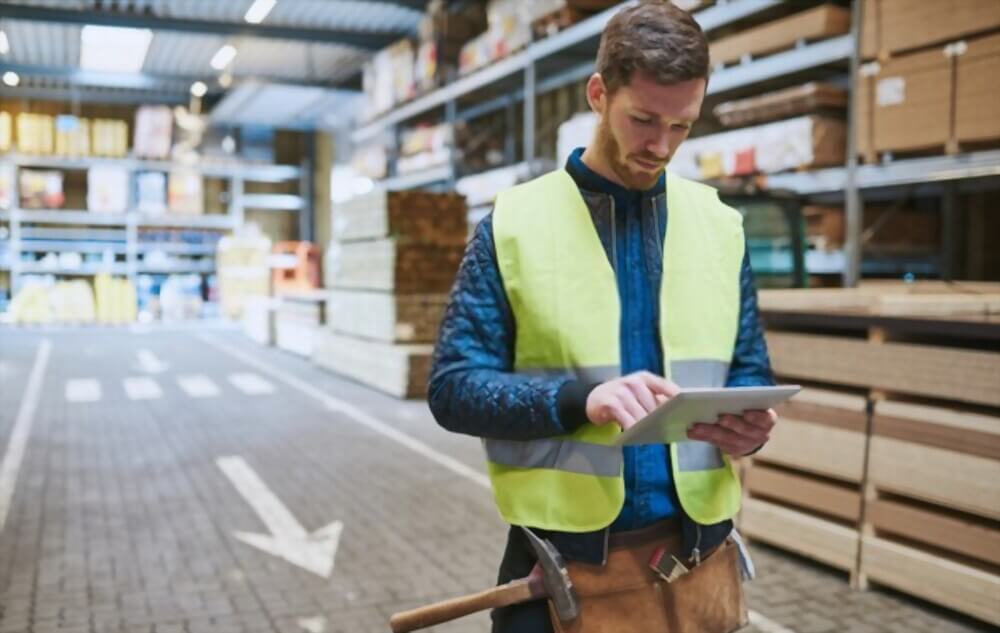 retail man in vest