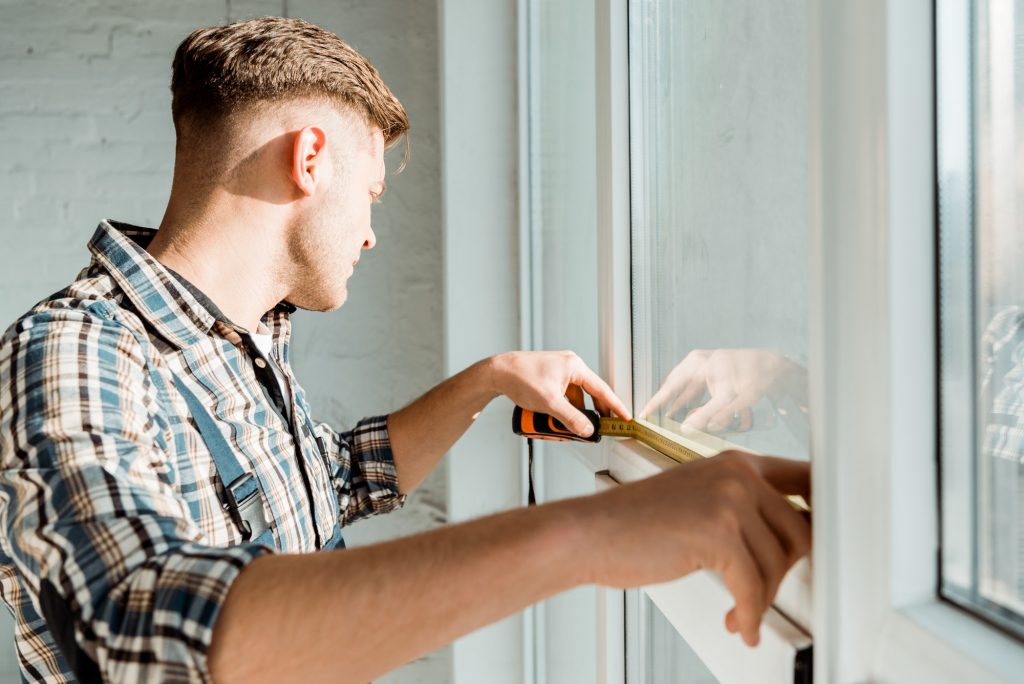selective focus of installer measuring window selective focus of installer measuring window